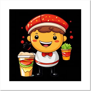 kawaii  junk food T-Shirt cute  funny Posters and Art